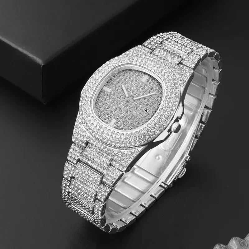 Luxury Watch Iceberg - Luxury Iced Out Tonneau Shape Men