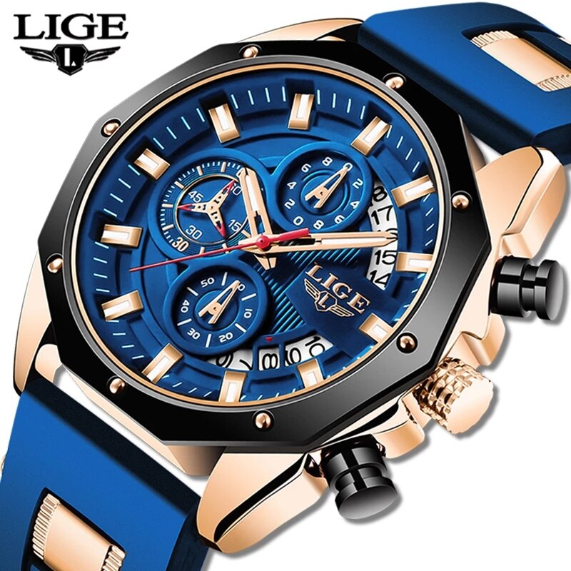 LIGE Fashion Men Watches Top B - огляд і ціна Luxury Watch Magazine