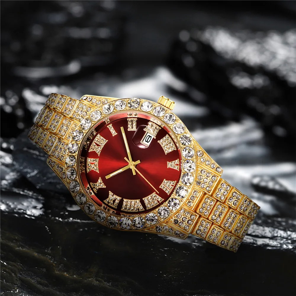 New Hip Hop Iced Out Men Watch - огляд і ціна Luxury Watch Iceberg