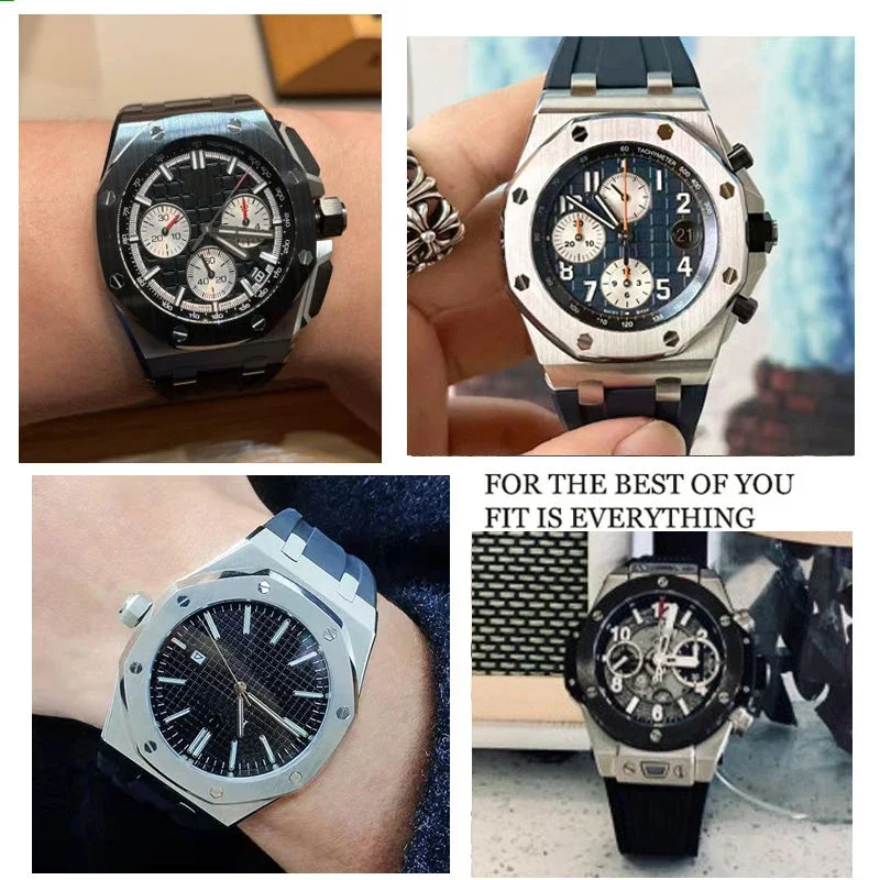Silicone Rubber Watch Strap fo - огляд і ціна Audemars Piguet Watch Royal Oak