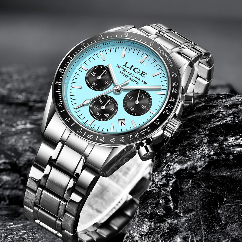 LIGE Top Brand Luxury New Men  - огляд і ціна Luxury Watch Magazine
