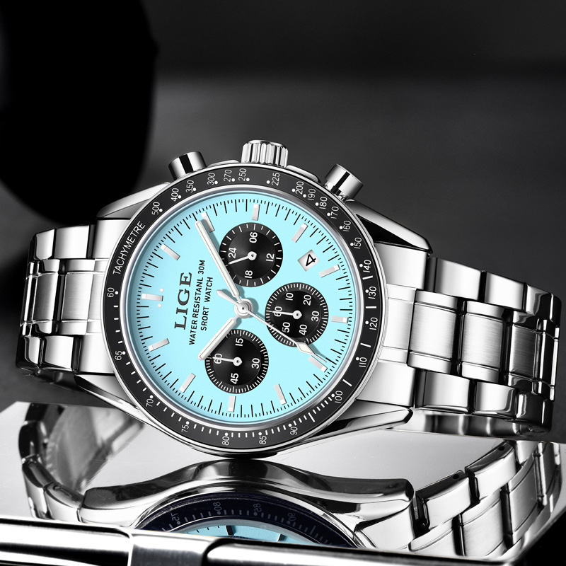 LIGE Top Brand Luxury New Men  - огляд і ціна Luxury Watch Magazine