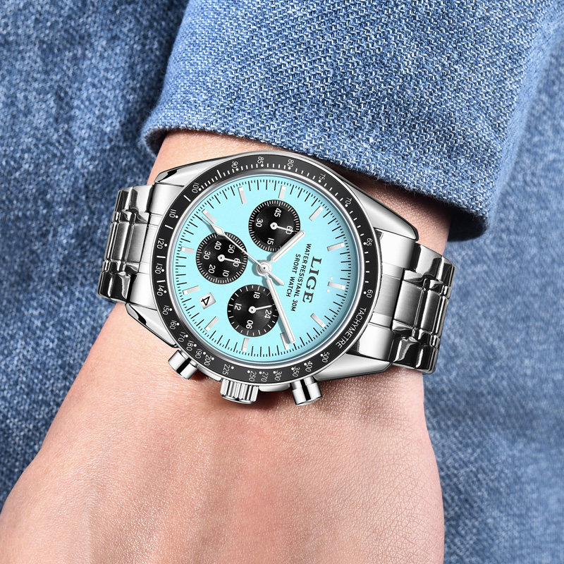 LIGE Top Brand Luxury New Men  - огляд і ціна Luxury Watch Magazine