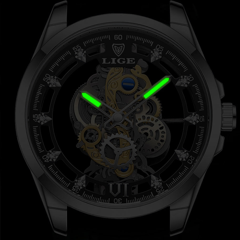 LIGE Fashion Top Luxury Men's  - огляд і ціна Luxury Watch Top 10
