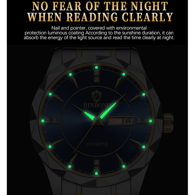BINBONG Business Watch Men War - огляд і ціна Luxury Watch Top 10