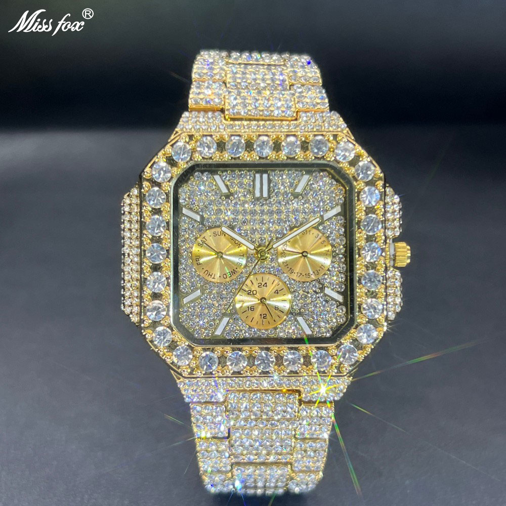 MISSFOX Luxury Diamond Watch f - огляд і ціна Luxury Watch Iceberg