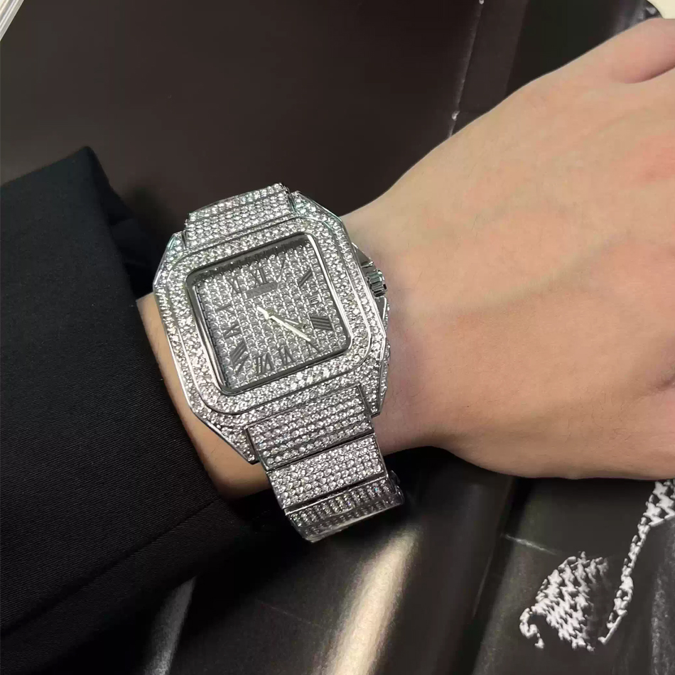 Gold or Black Watch Ice Out Sq - огляд і ціна Luxury Watch Iceberg